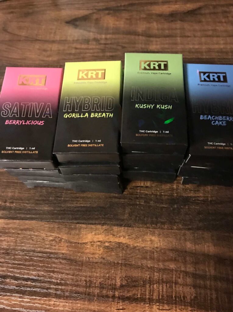 KRT (1g) Cannabis Cartridge DC Weed Delivery