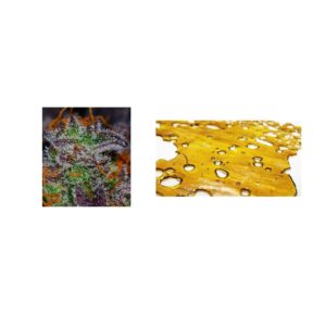 Luxury Dabber Combo - 1/8 oz of Top Shelf Flower and 1 gram of Cannabis Shatter